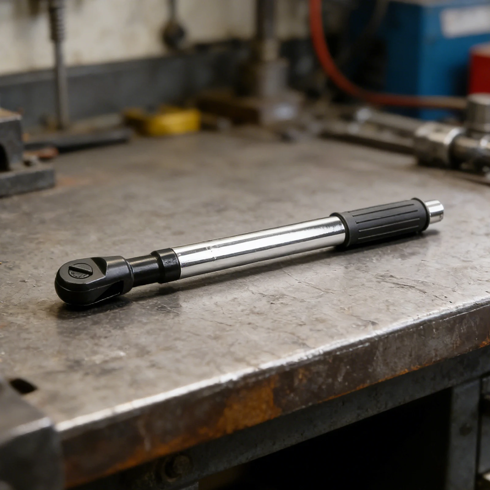 1/2 Inch Drive Ratchet Wrench with 435mm Handle Providing Manual and Automatic Use in Confined and Hard to Reach Spaces