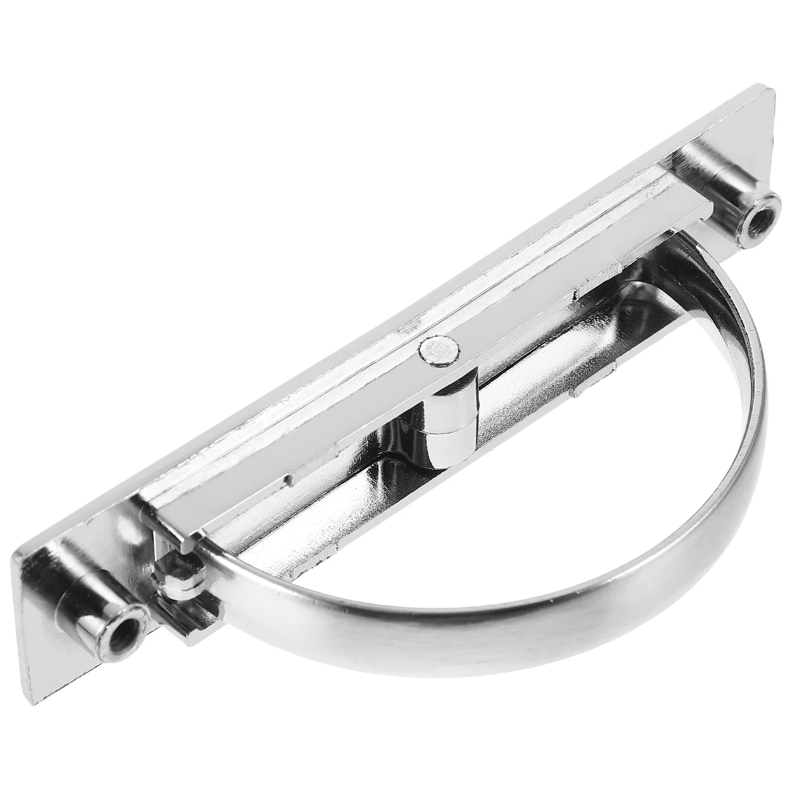 

Zinc Alloy Rotating Hidden Handle Recessed Pull for Cabinets Drawers Furniture Simple Design Break Resistant