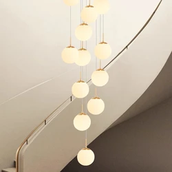 Nordic home decor dining room Pendant lamp lights indoor lighting stair lamp hanging light chandelier lamps for living room