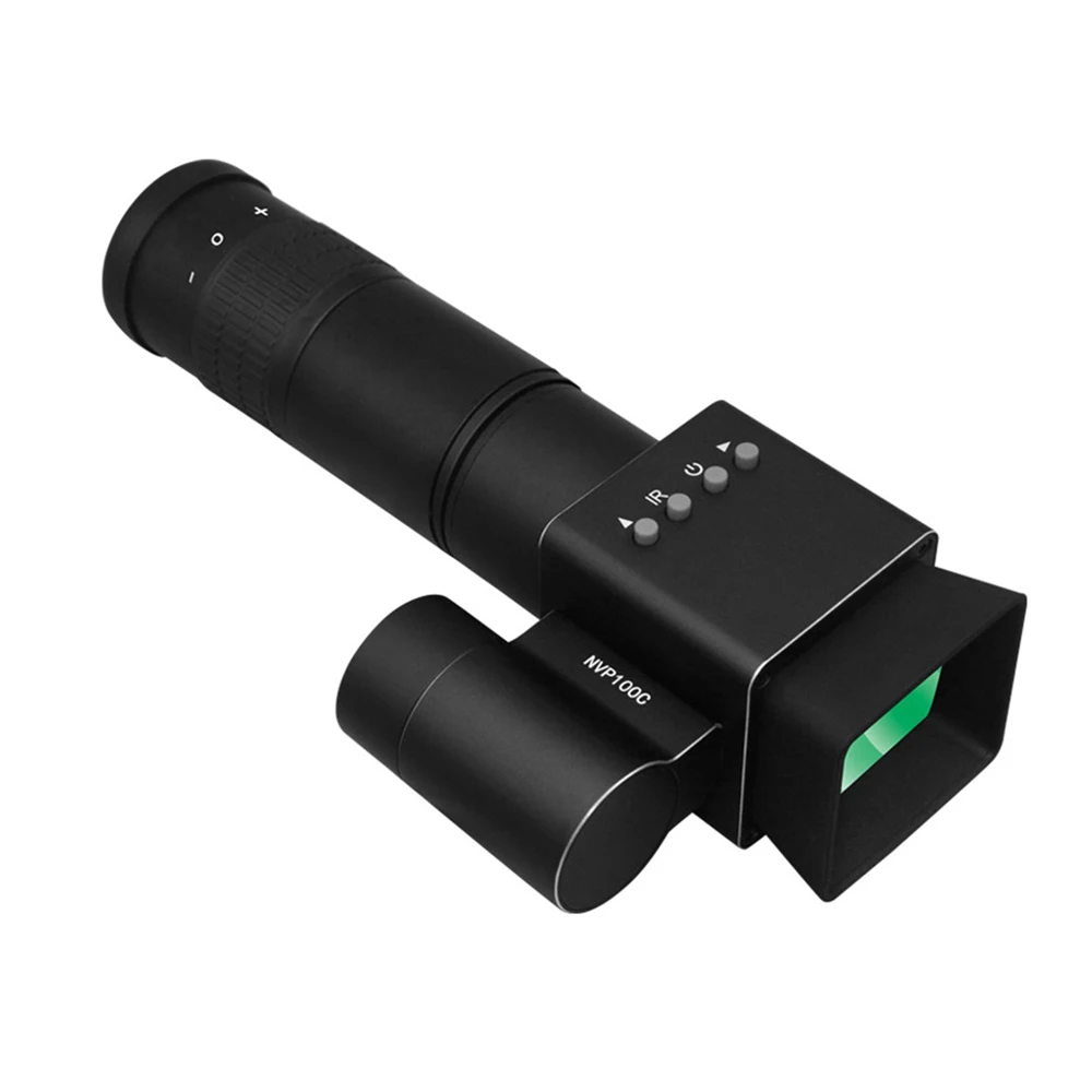 Ponbos NVP100C metales visión nocturna alcance 1080P HD impermeable infrarrojo Monocular telescopio cámara para caza Camping