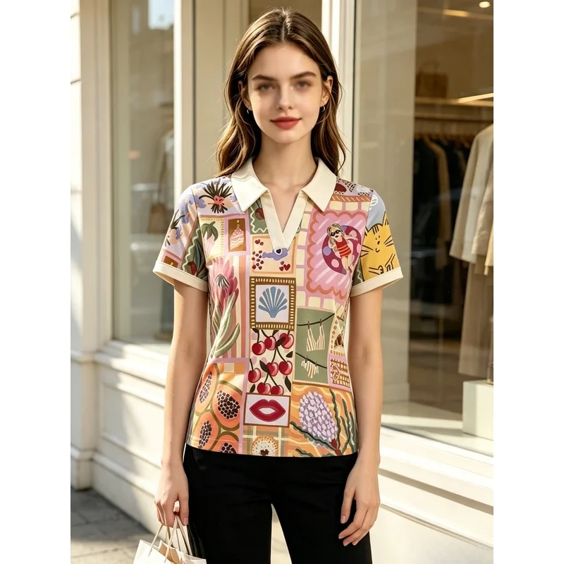 LadiesPOLOShirt LadiesTShirt Women's Short Sleeve