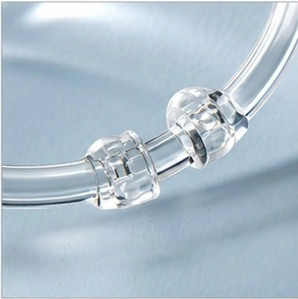 10Pcs Shower Curtain Rings Clear Acrylic Round Rings for Shower Rod Bathroom Hooks Drapery Hangers Curtain Ring