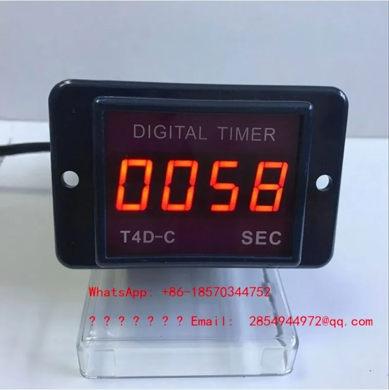 T4D-C T3D-C Digital Timer 24VDC220VAC Time Relay 9999S