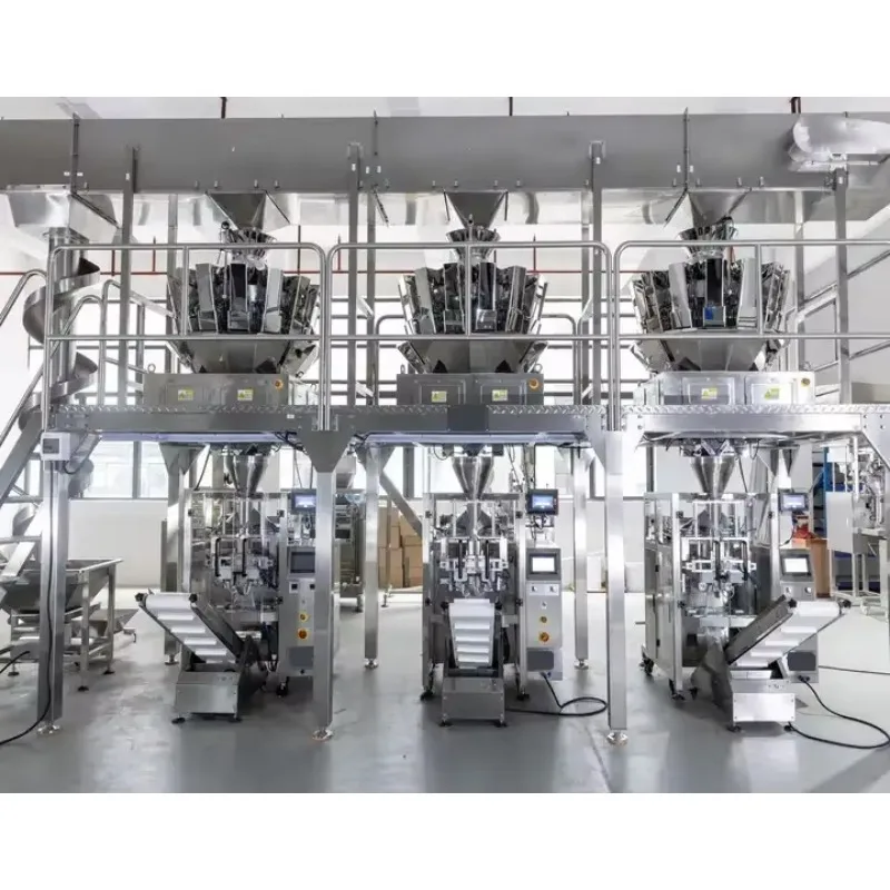 FL Vertical Zipper Pouch Filling Machine for Granule Nuts Coffee Dry Food Standup Bag Sealing Packing Processing Equipment