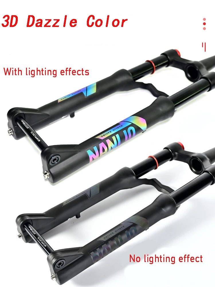 Nanlio Student MTB Fork 20/24 inch magnesium aluminum alloy shoulder control mountain bike riding shock fork cycling accessories