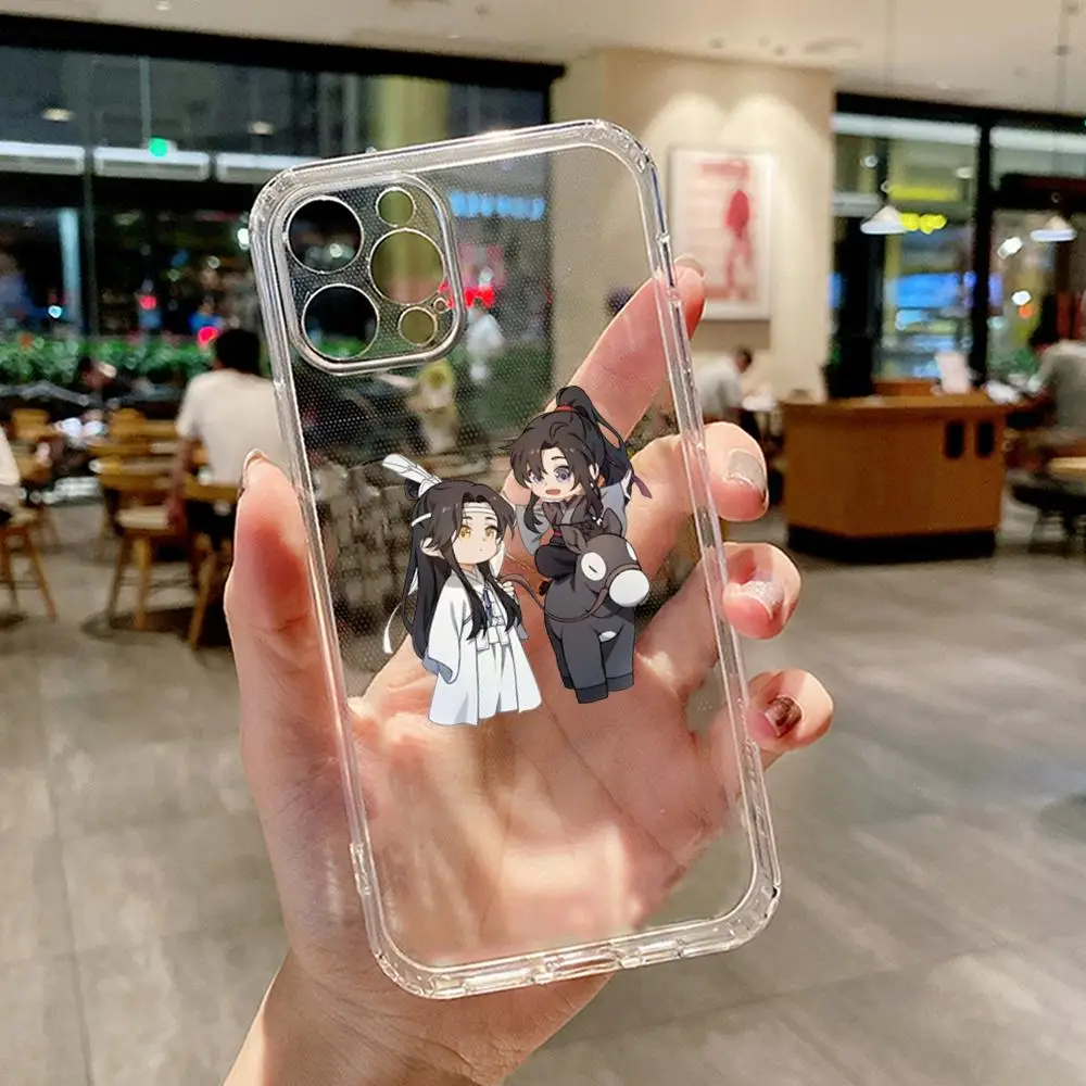 Mo DAO Zu Shi Phone Case FOR IPhone 15 14 13 12 11 Pro 14 15 Plus 13 Pro MAX XR XS Woman Transparent Covers