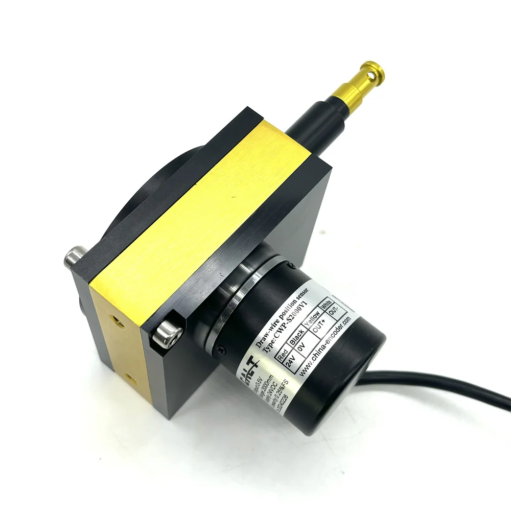 CALT 0-5V Output 1m/2m/3m/4m/5m Range Draw Wire Displacement Sensor Potentiometer CWP-V1