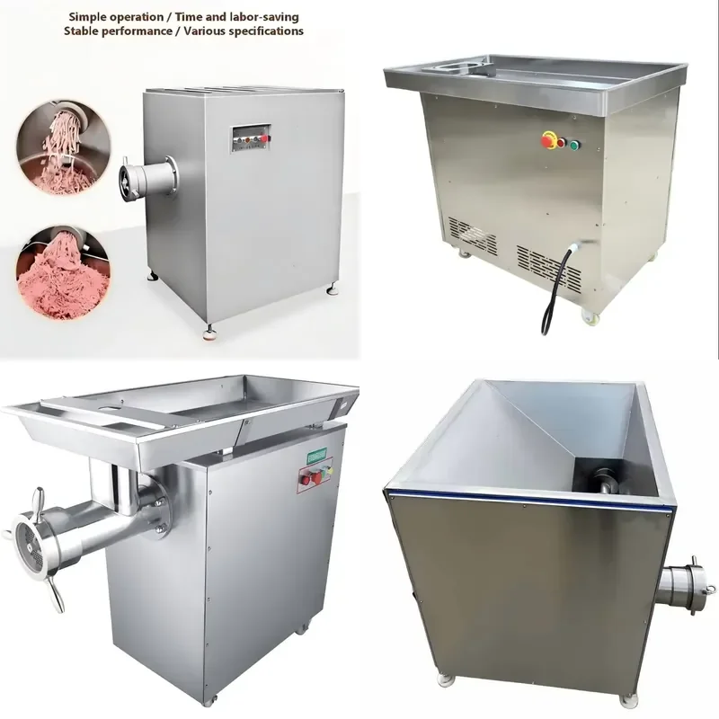 for SUS304 Industrial Meat Grinder 3000kg/h 220V 380V 15kW Multi Function Suitable for Fresh Frozen Meat and Vegetables