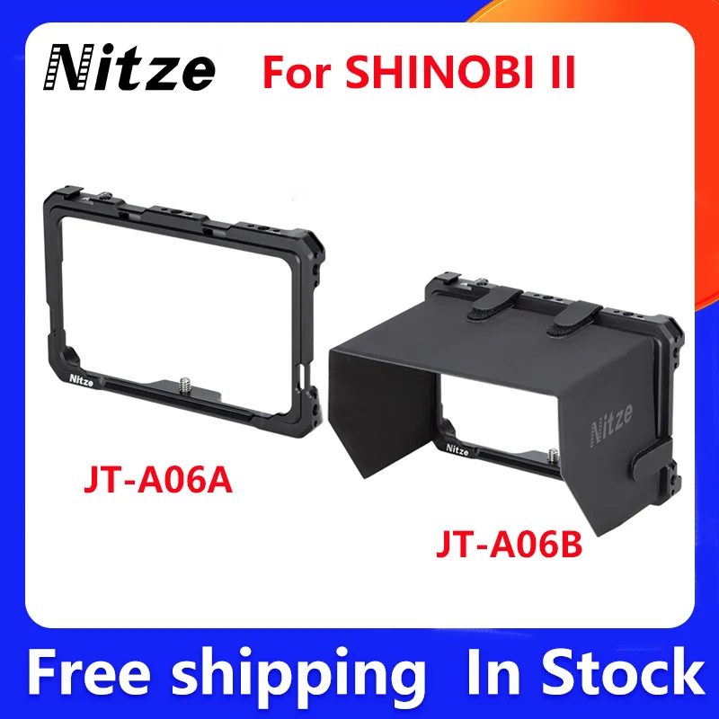 Nitze Monitor Cage for Atomos SHINOBI II 5