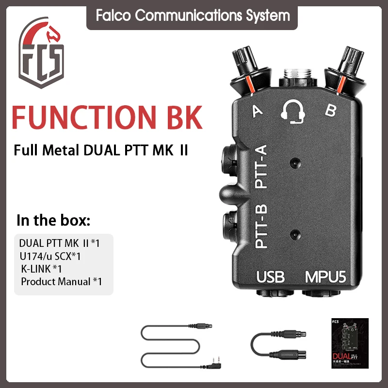 NEW 2024 VER. Metal CNC MPU5 DUAL PTT MK II Function Tactical