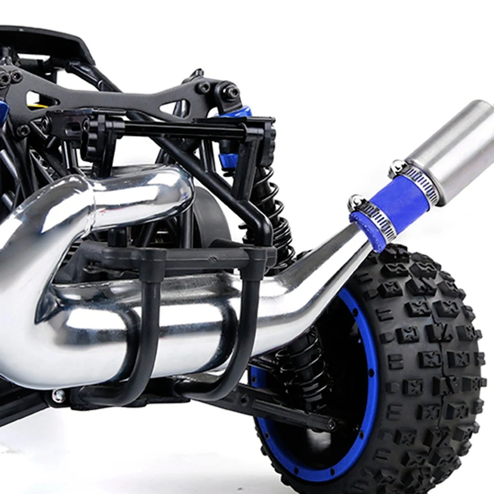 B78B-New Exhaust Tuned Pipe Muffler For 1/5 HPI KM Rovan Baja 5B 5T 5SC 5SS Rc Boat Parts Rc Boat Muffler