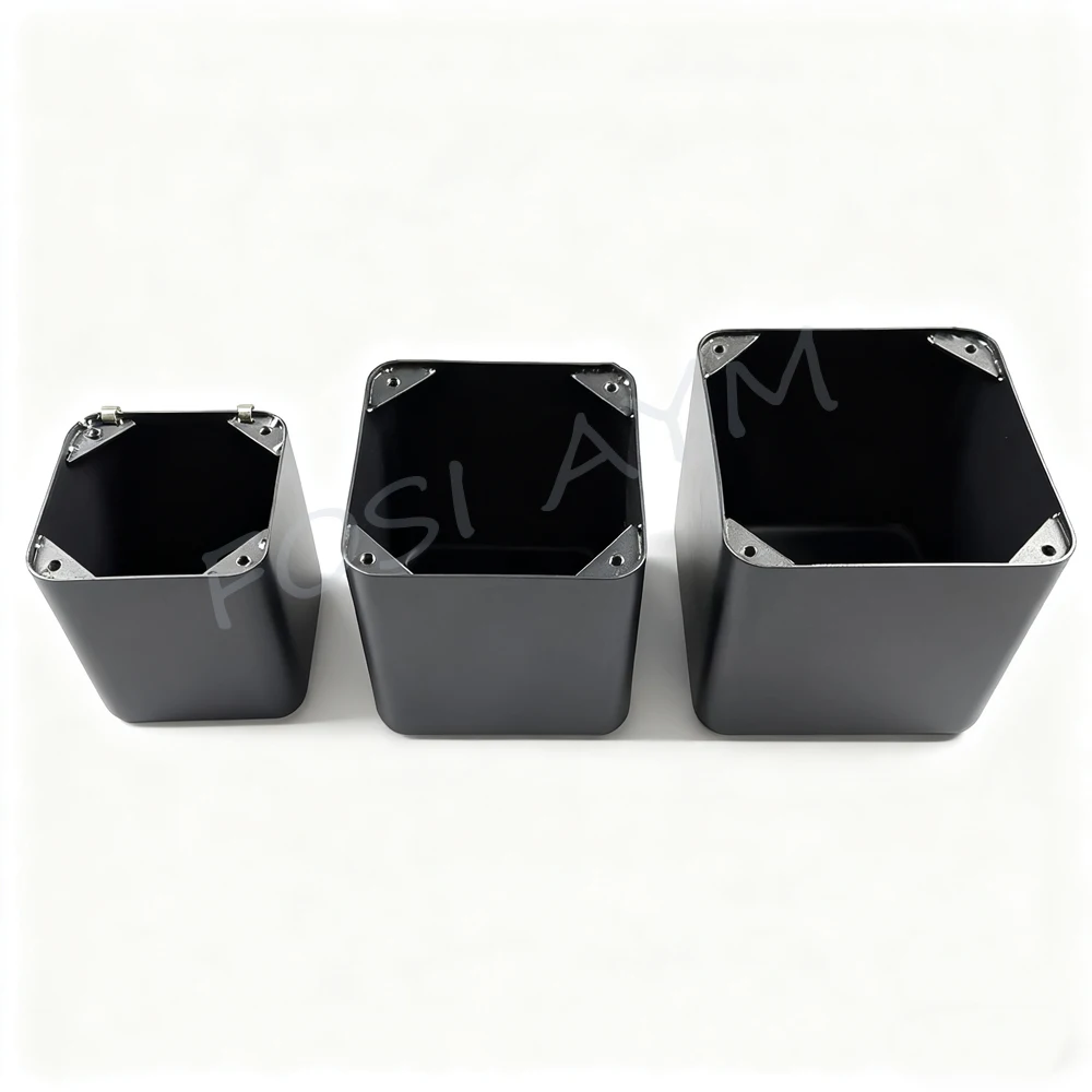 107*107*115mm Steel Transformer Protective Cover Vacuum Tube Amplifier Audio Chassis Shell Shielded Cattle Protective Cover DIY - Image 2