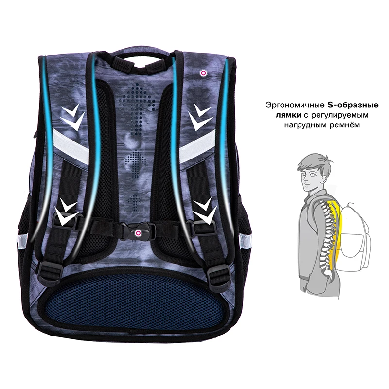 Cartoon Orthopedic School Backpacks Boys Car Double Shoulder Bags Children Primary Grade 1 Students Bookbag Mochila Infantil