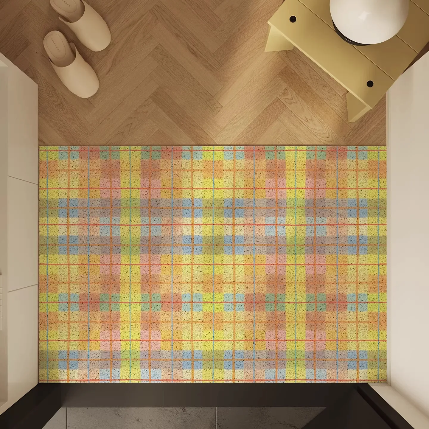 

Придверные коврики в клетку, противоскользящие, износостойкие, грязеотталкивающие, для улицы, для дома, декоративные, Fußabtreter