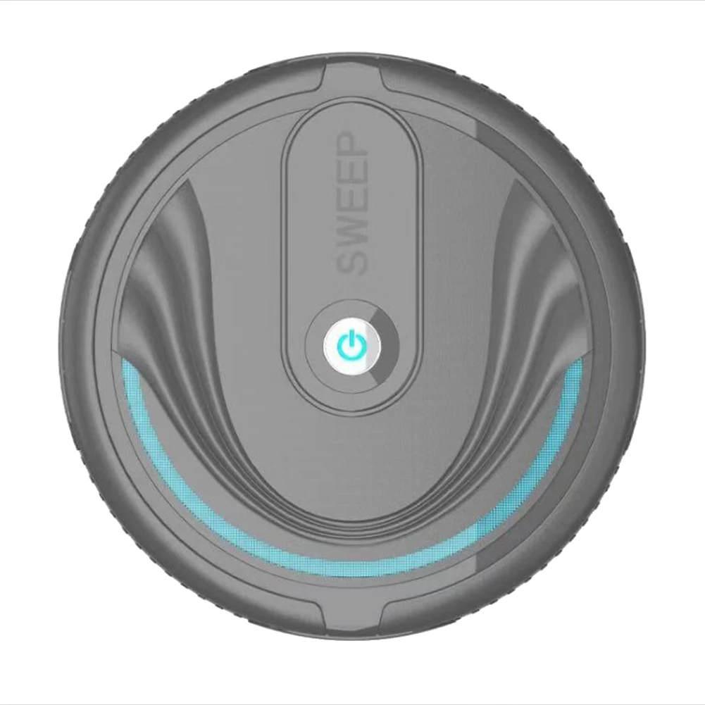 

Rechargeable Smart Robot Vacuum Cleaner Smart Sweeping Strong Suction Sweeper Vacuum Cleaner Robot(Grey)