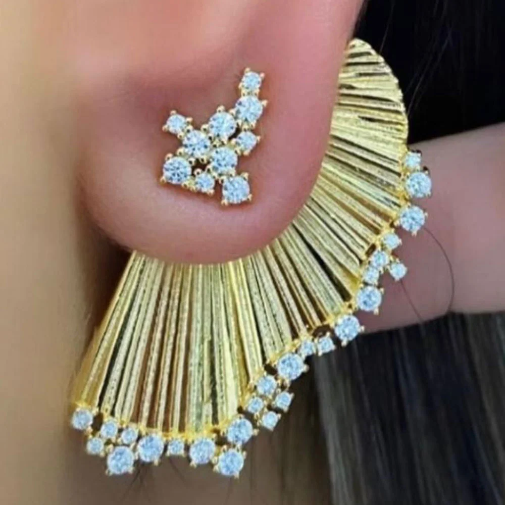 

Missvikki Romantic Shiny Fashion Luxury African Earrings Ring Jewelry Set For Women Wedding Dubai Bridal Jewelry Indian