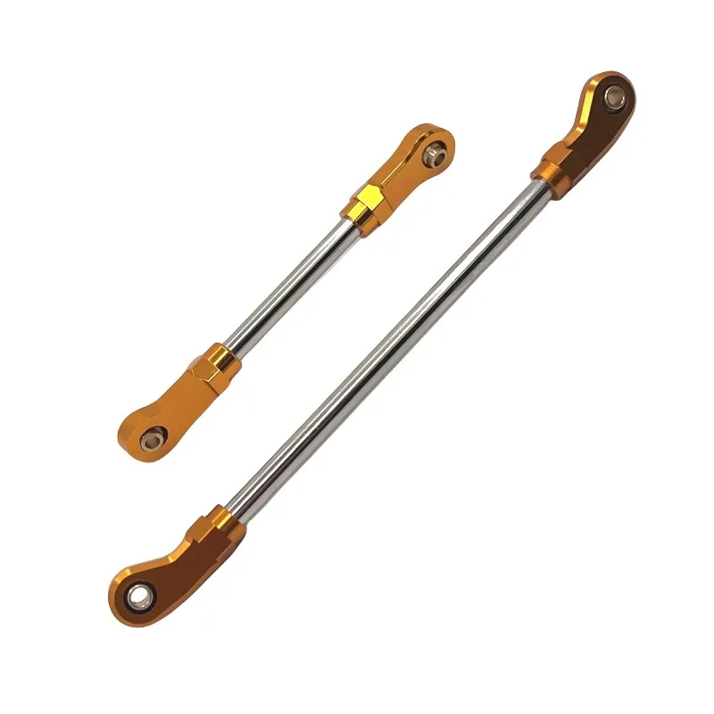 المحور الأمامي توجيه سيرفو قضيب ل WLtoys 104006 104010 104020 104026 أجزاء ترقية معدنية Rc نموذج الزاحف سيارة شاحنة عربات التي تجرها الدواب