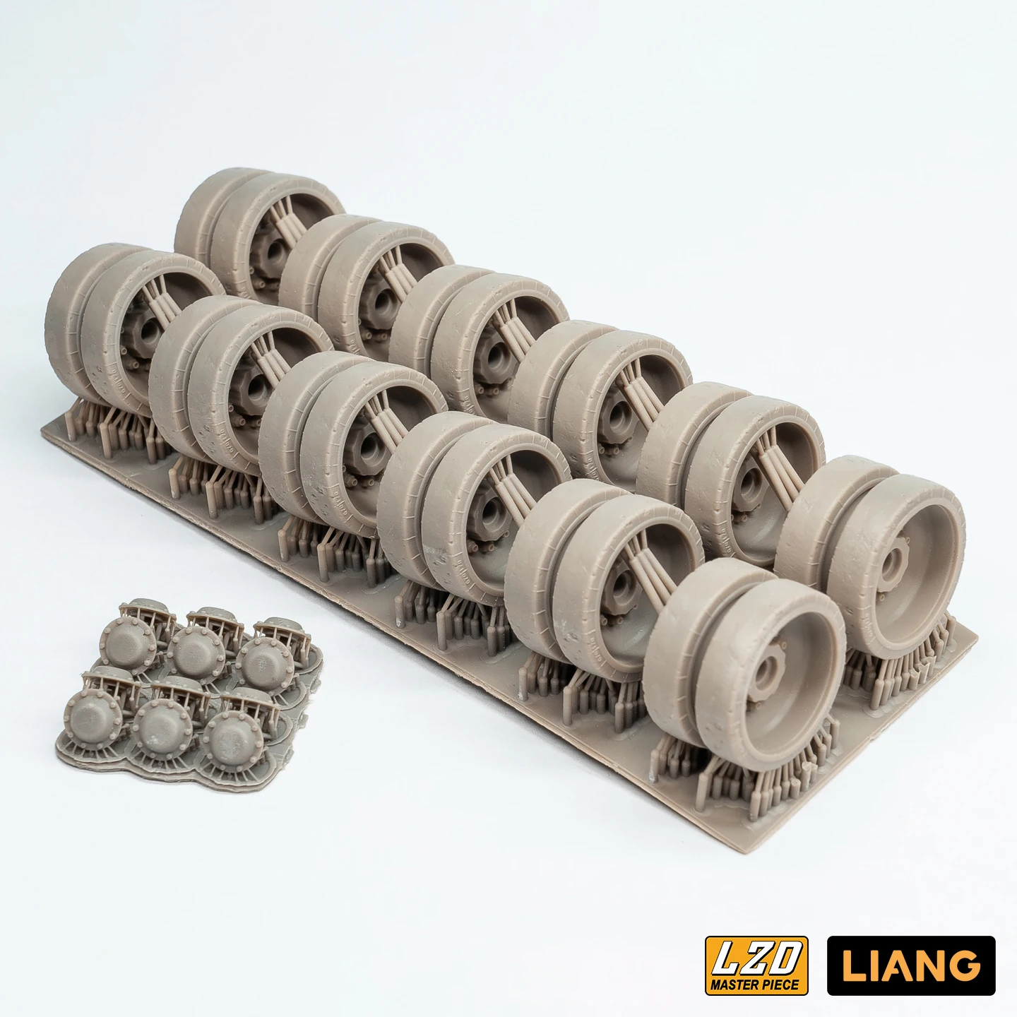 

LIANG T-80 Road Wheels 3D Print Setine Assembly Precision S102 1/35