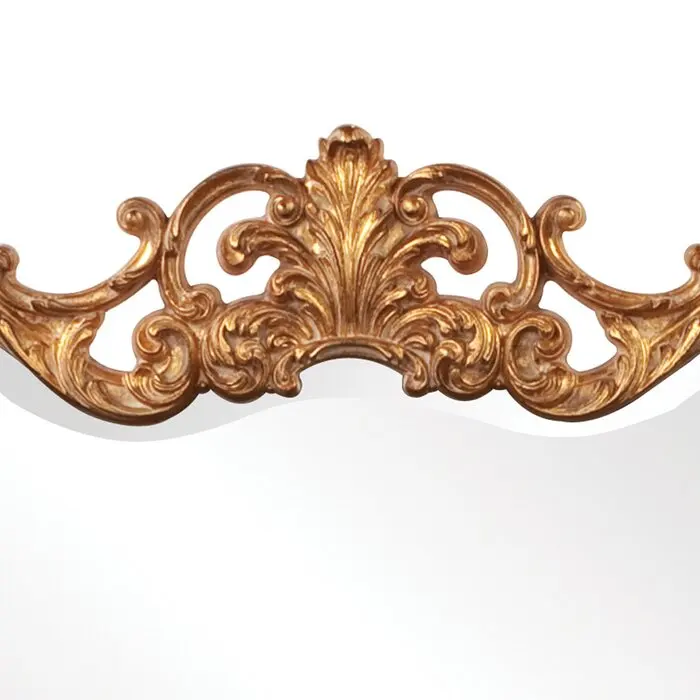 Luxury Baroque Ornate Frame Wall Mirror Vintage French Style Decorative Mirror for Home Hotel Bathroom Living Room