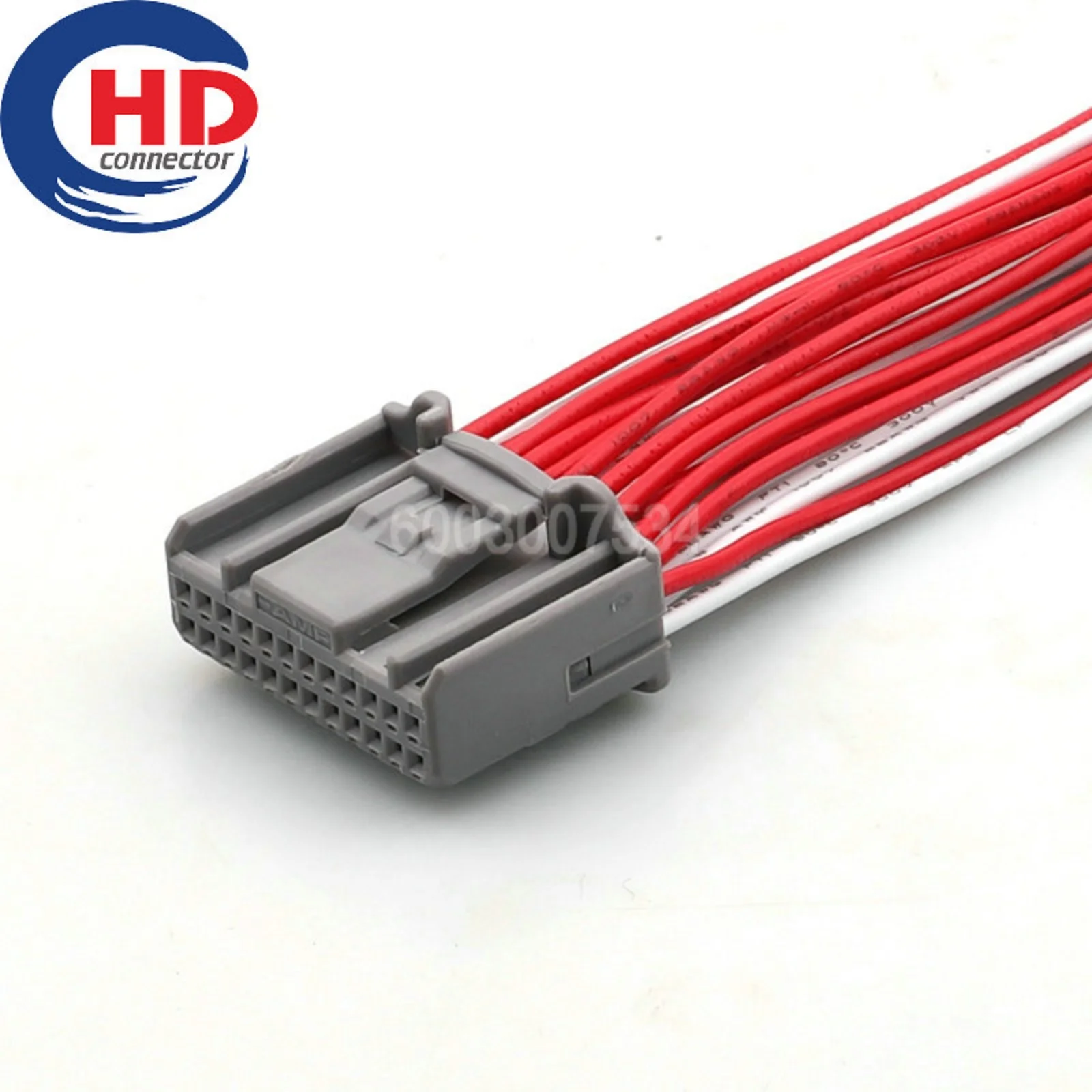 

24-контактный разъем серии 0.7 мм, гнездовой, для мотоциклетных электропроводок, жгутов проводов, 1612906-1/90980-12200