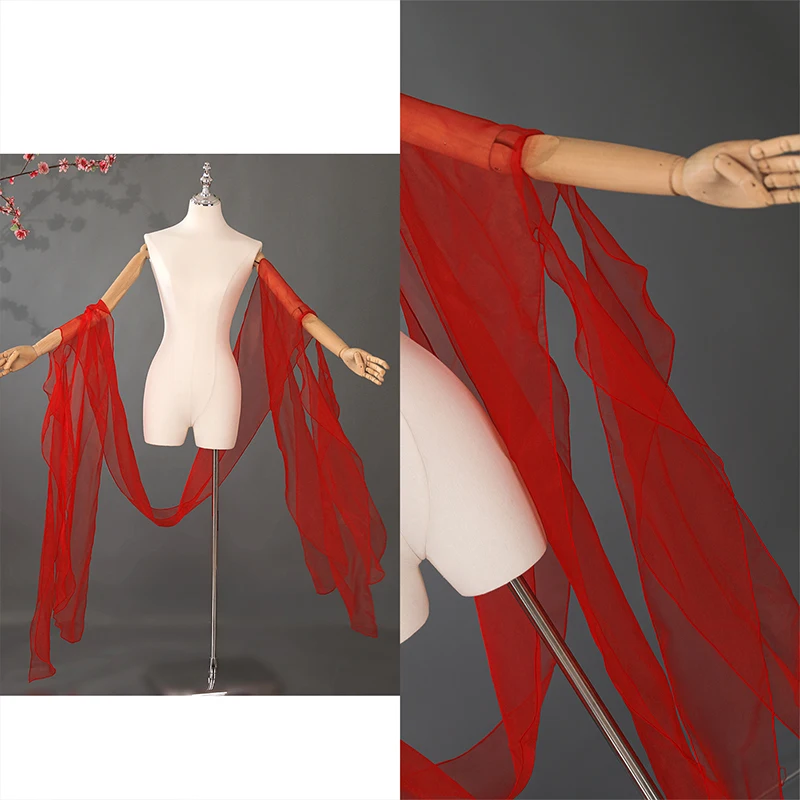 

2026 new Chinese Ancient Style Water Sleeves Tulle Yarn Fairy Lace Shawl Petals Sleeve Classical Dance Costume Hanfu Accessories