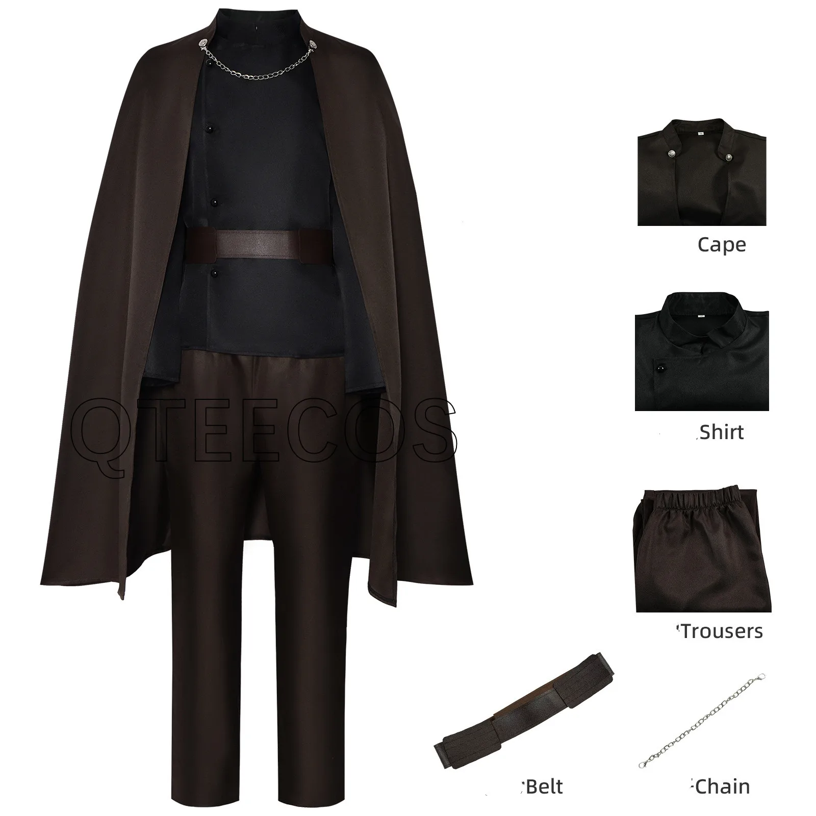 

Взрослые мужчины фильм графит Дуку косплей Люк костюм наряды Хэллоуин карнавальный костюм вечерние одежда для выступлений ролевая игра