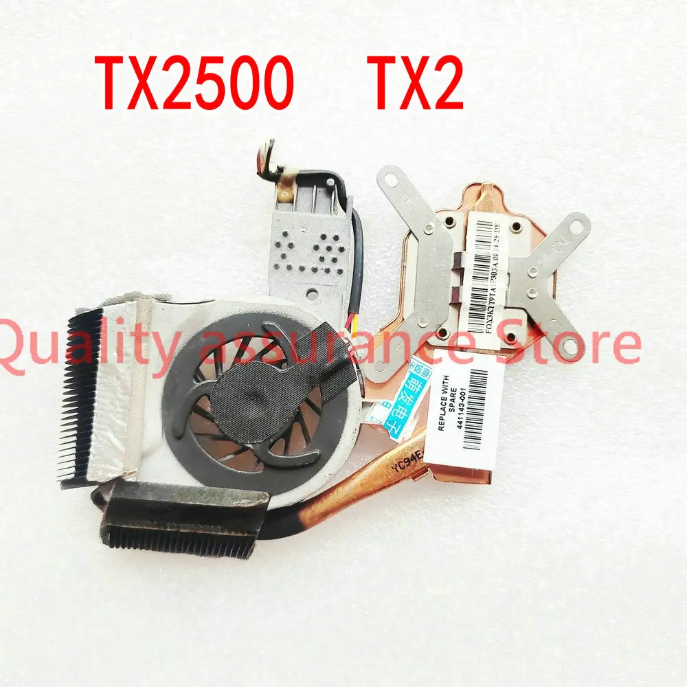 

TX2635US TX2500 TX2 Laptop CPU Cooling FAN FOR HP Pavilion TX2500 TX2617CA cooling system 441137-001 KDB04205HC-6D33 441143-001