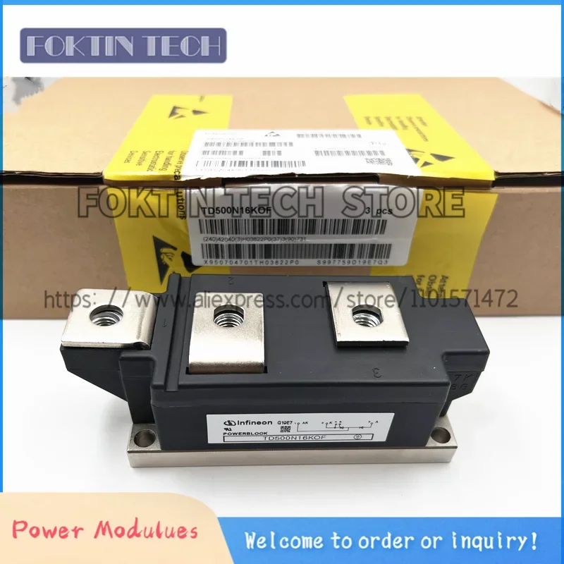 

New TD500N16KOF TD500N18KOF TD500N14KOF TD500N12KOF Original Power Module