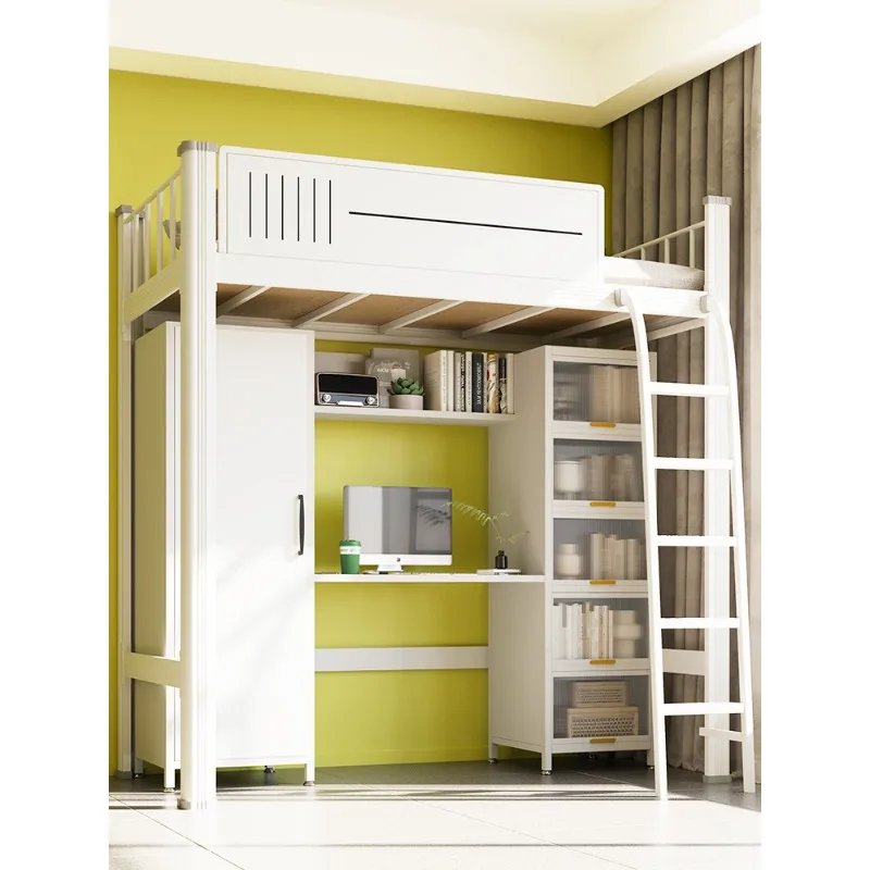 Upper and lower bunk beds, adult bold and thickened family two-layer upper and lower beds