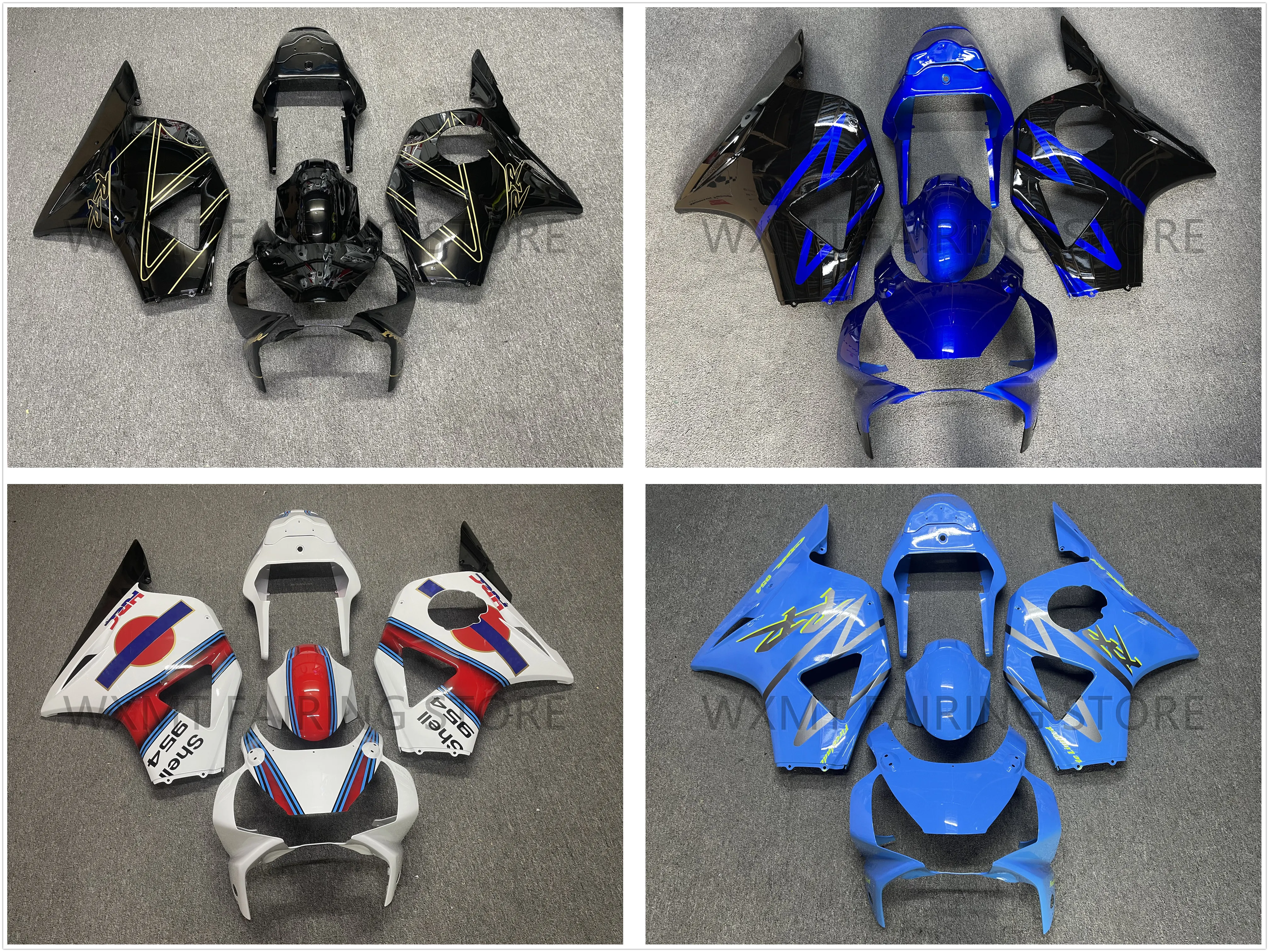 New ABS Motorcycle Whole Fairings Kit fit for CBR954RR 2002 2003 CBR954RR CBR954 RR 2002 2003 Bodywork full fairing kits