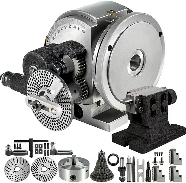 Hot SalesWholesale BS-2-8 Precision Universal Dividing Head With 200MM Hot Product 2019 Cast Iron 3 Jaw Chucks 6