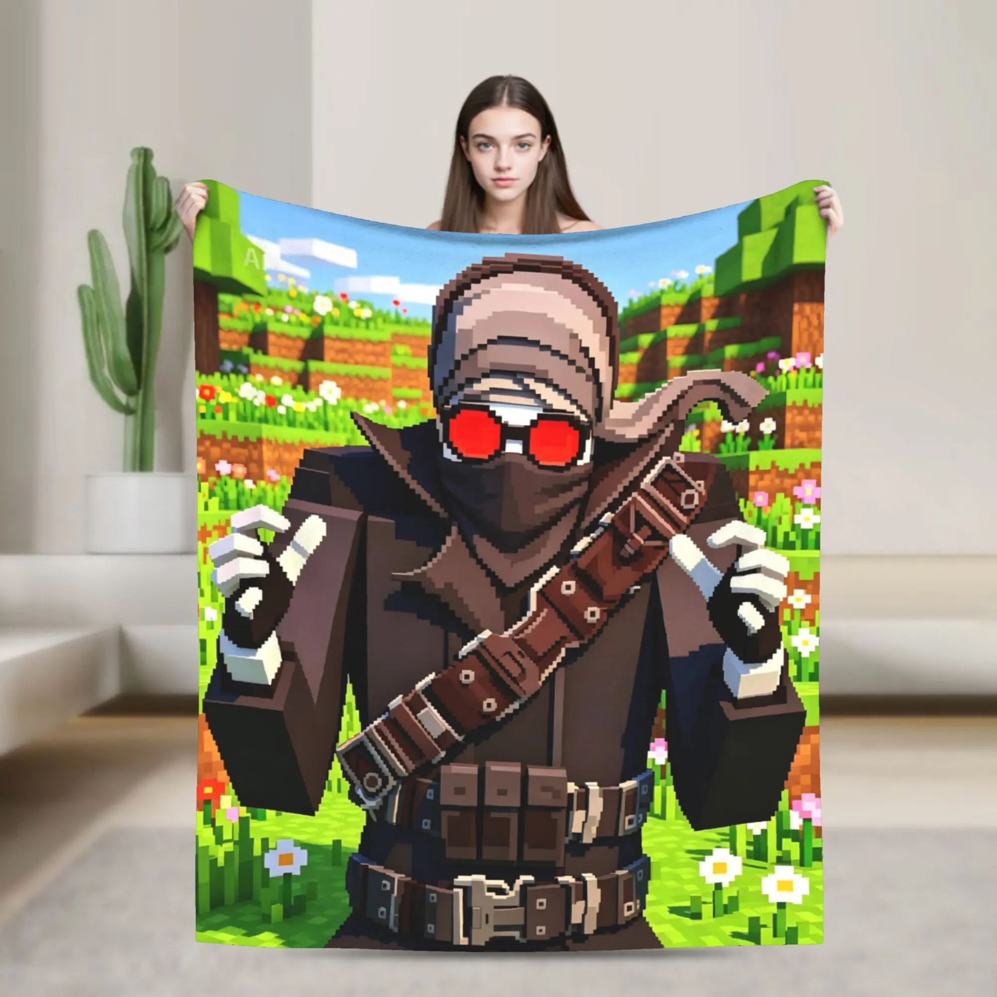 MADNESS COMBAT Hank Blanket Ultra-Soft Fleece Healing Gift  Throw Blanket Rug Piece