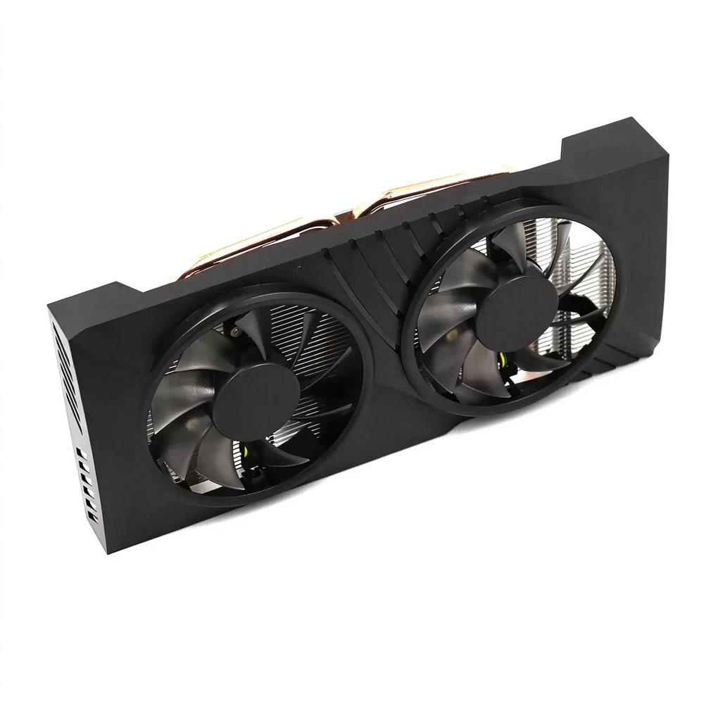 For GTX 1060 Graphics Card GPU Cooler Heatsink Dual Fan 2 Heat Pipes Reference Design VGA Cooling Radiator Replacement Assembly