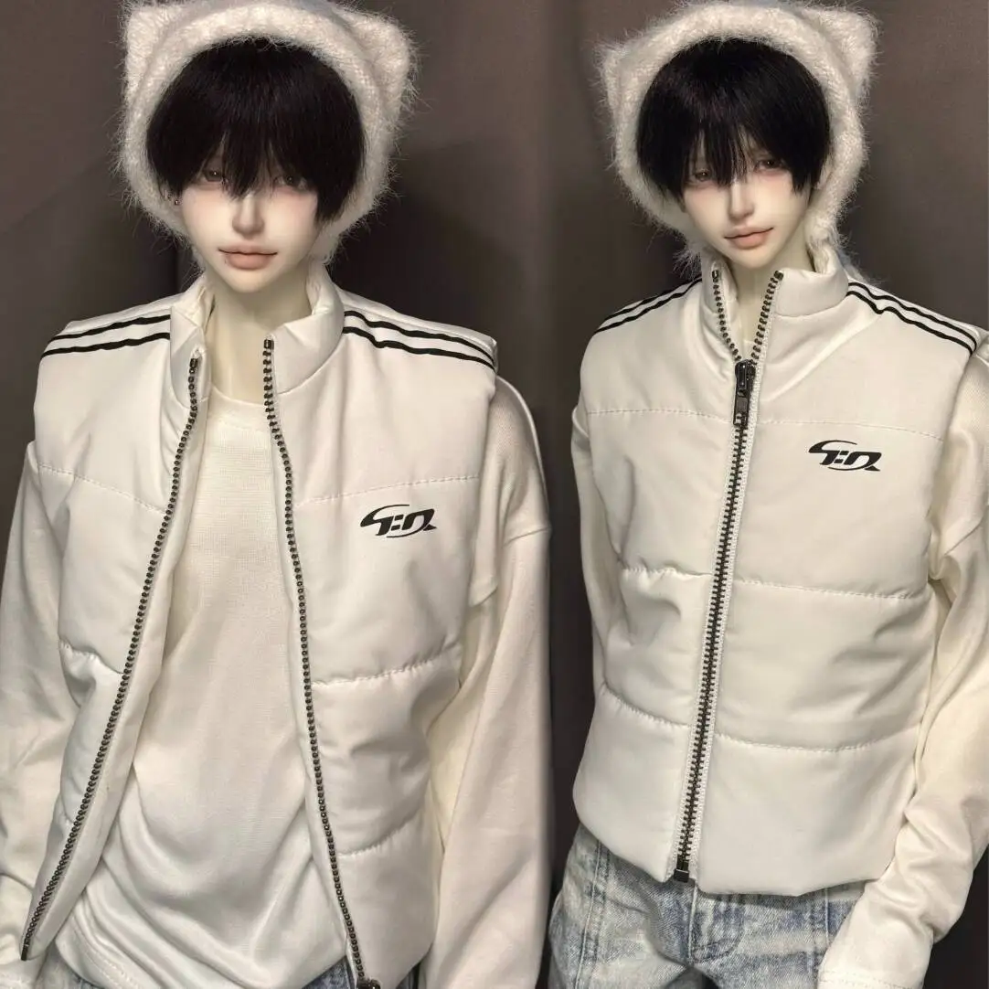 1/6 1/4 1/3 Doll's Clothes for 30/45/68/70/75cm Bjd Doll Cotton Vest Coat Dress Up Toys Play House Gift Doll Accessories,No Doll