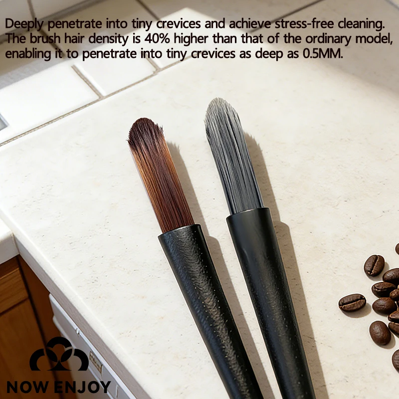 2026 Hard Bristle Coffee Powder Cleaning Brush Plastic Anti-skid Handle Durable Coffee Grinder Brush Coffee Machine Brush Cafe - view 6