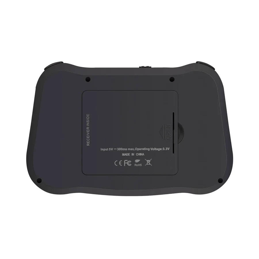 Mt08 arco-íris retroiluminado mini teclado sem fio touchpad 2.4ghz air mouse para caixa de tv inteligente computador inglês russo espanhol