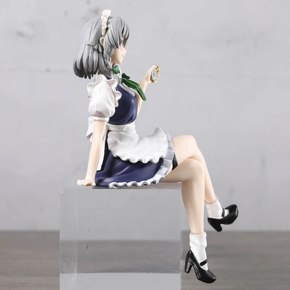 

Touhou Project Izayoi Sakuya PVC Figure Collectible Model Toy Desktop Doll 14.5cm