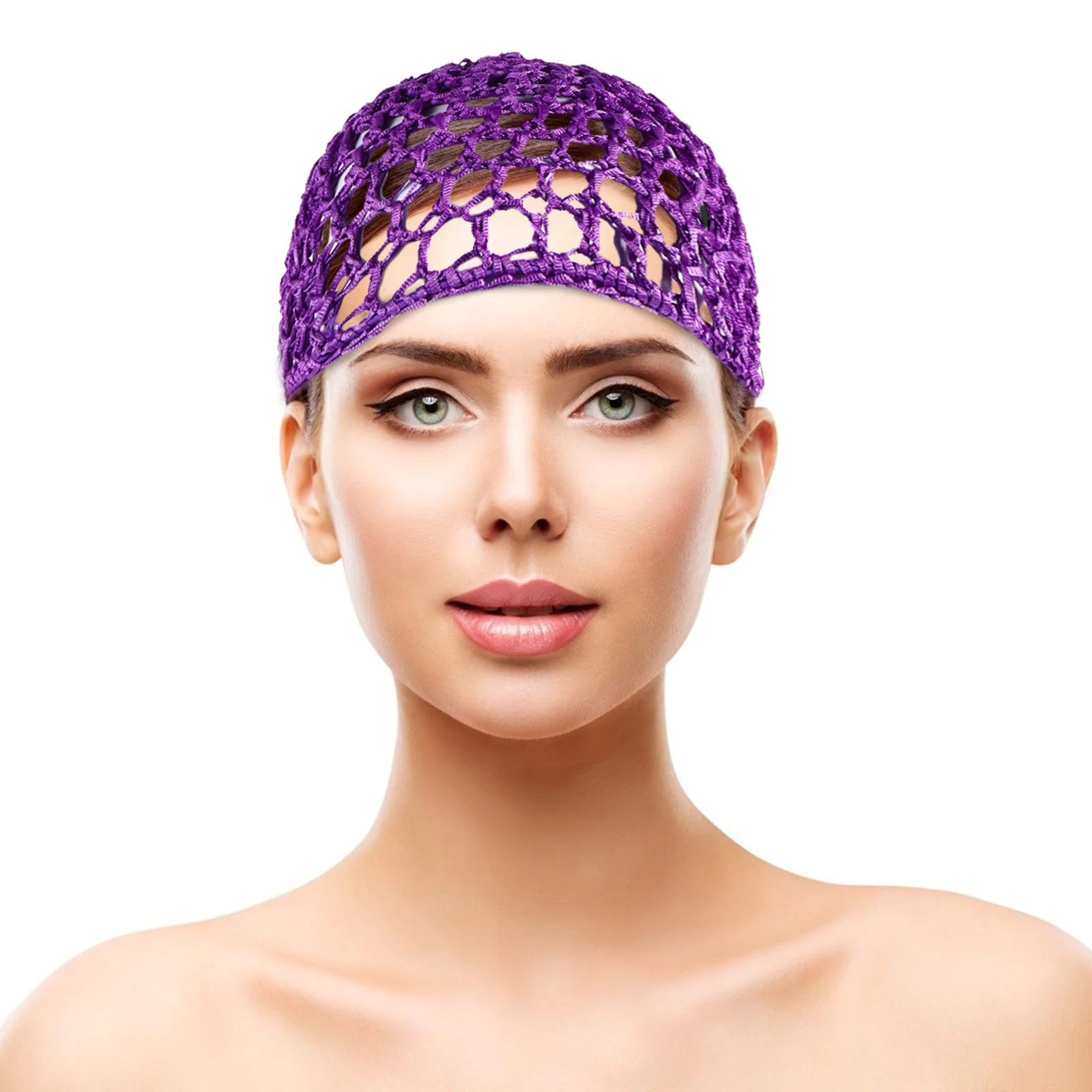 

4 шт., сетчатая шапочка для сна, дышащая сетка для волос, женские ночные шапки, удобный шарф, женский тканевый складной дорожный аксессуар