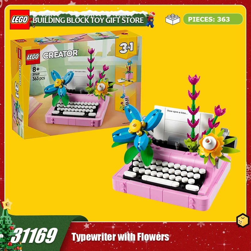 

LEGO Building Blocks Assembly 31169 Flowers Typewriter Boys and Girls Children's Toys Birthday Christmas Gift