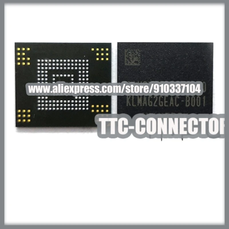 5pcs/lot KLM8G1GEUF-B04Q KLMAG2GEAC-B001 KLMAG2GEND-B031 KLMAG4FE4B-B002 KLMAG4FEAB-B002 chips Memory ICs
