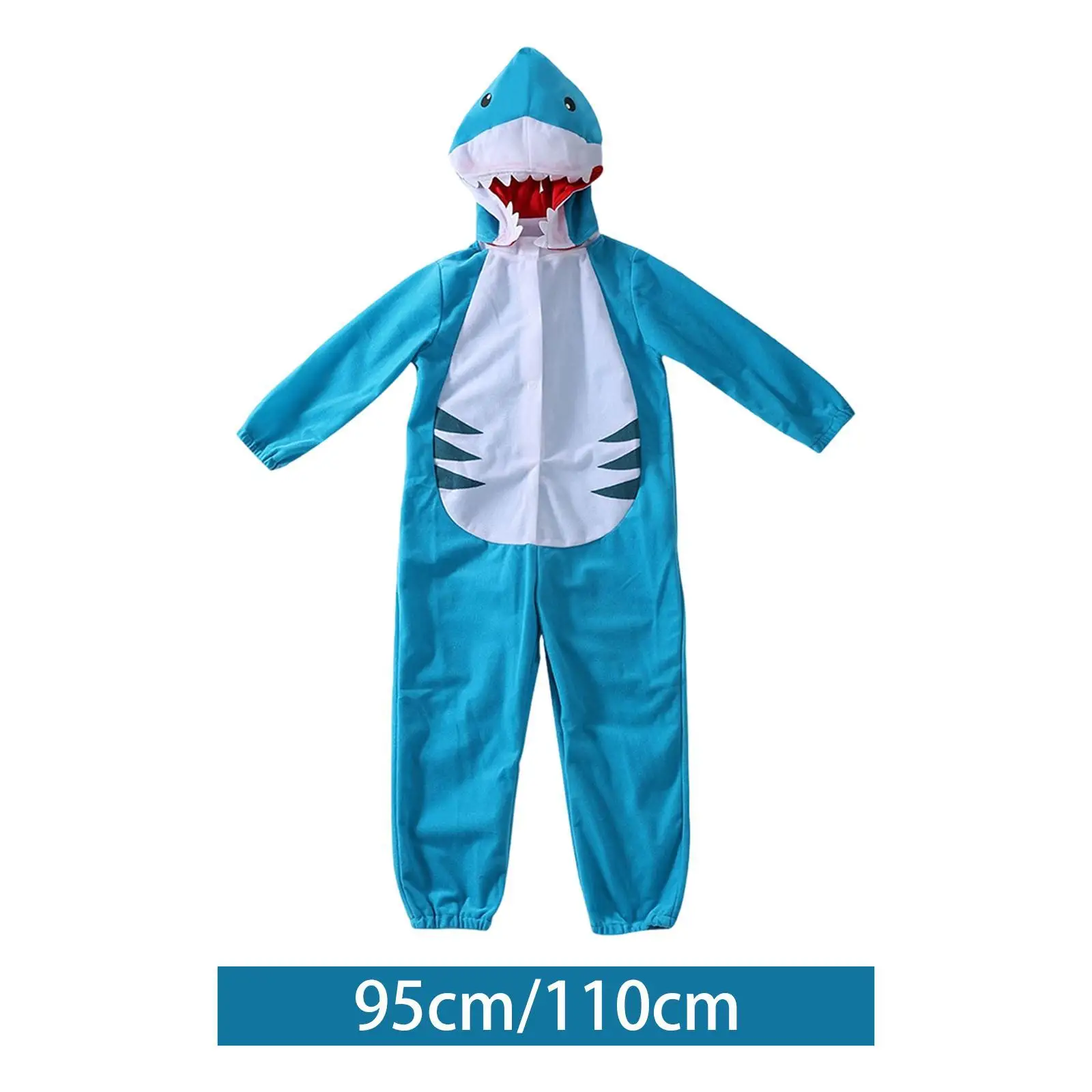 Shark Costume for Children Novelty Dress up for Stage Performance Party Holidays