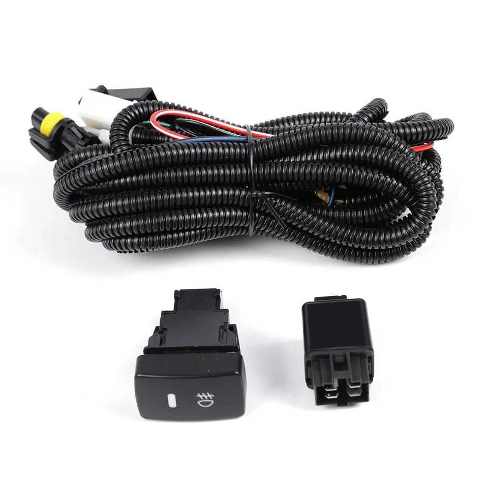 Led Fog Light For Acura RSX 2005 2006 2007 Front Bumper Lamp Wiring Switch Kit Yellow Lens