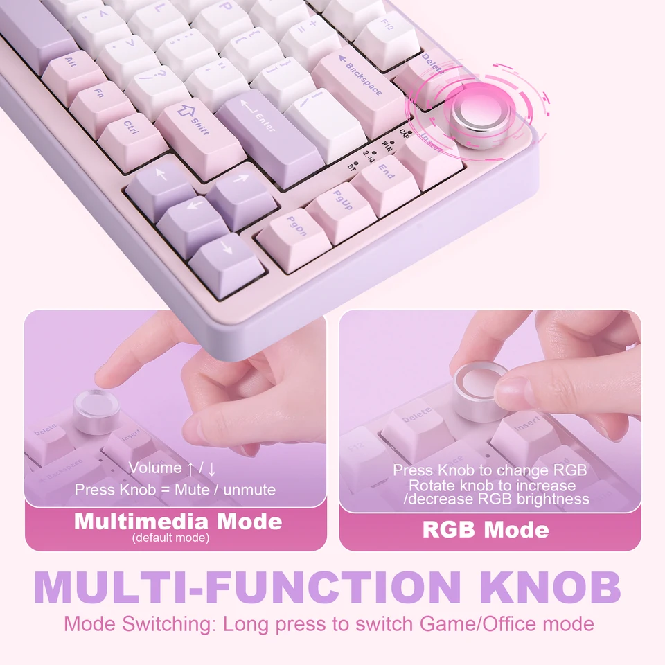 YUNZII B75 PRO 75% ガスケットゲーミングキーボード Amazon | YUNZII B75 PRO 75% ガスケットゲーミングキーボード 無線