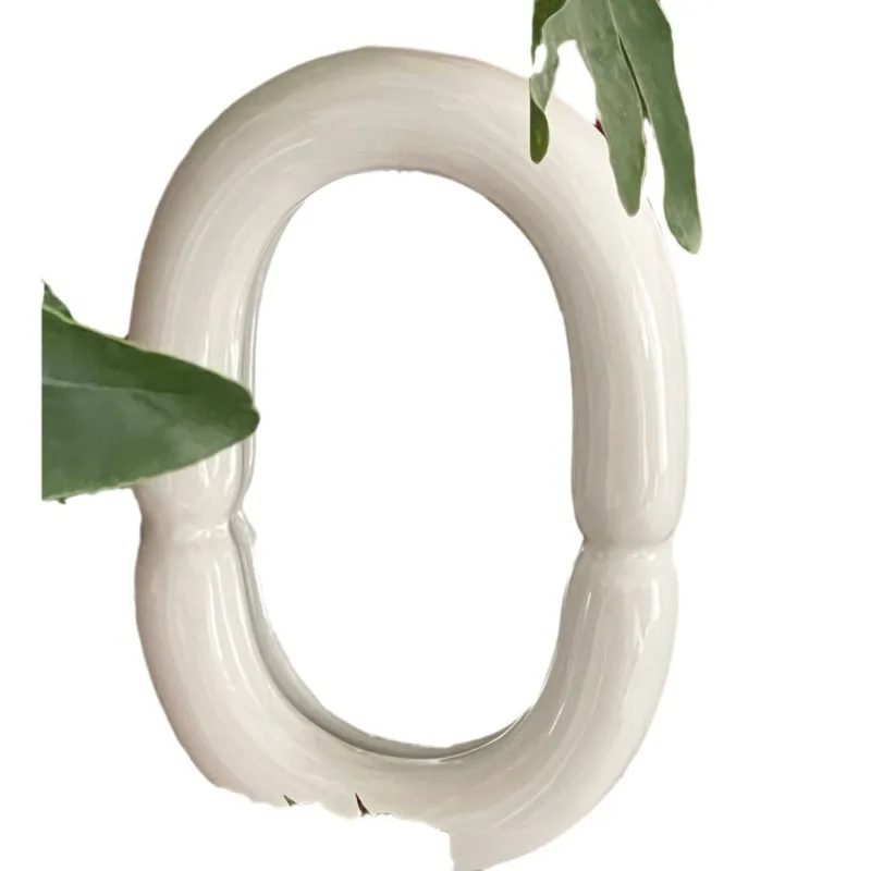 

Bedroom dresser ceramic makeup mirror, home desktop desktop decorative mirror, porch ornament mirror