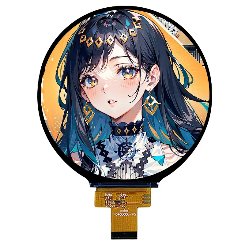 P040B006-IPS 4.0-inch IPS Round Display 4Line MIPI Interface ST7703 Driver Chip 720*720