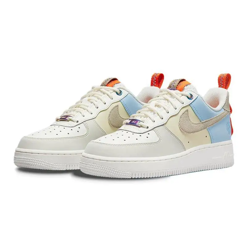 Nike-Air Force 1 Skateboarding Shoes para as Mulheres, Sapatilhas das Mulheres, DX6042-111