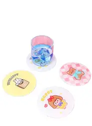 Free Shipping 20pcs/lot High Quality Sublimation Acrylic Cup Coasters Blanks For Wedding Party Christmas Use