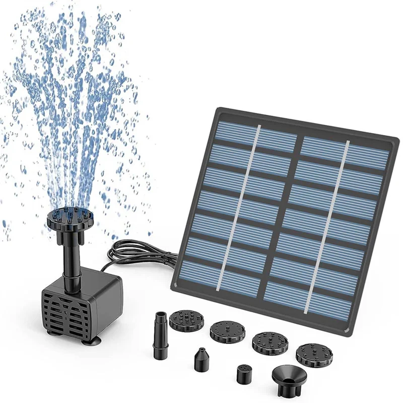 مجموعات نافورة الشمسية نوافير حمام السباحة العائمة نوافير صغيرة نوافير حمام السباحة نوافير الحديقة نوافير الفناء-BAAQ #1