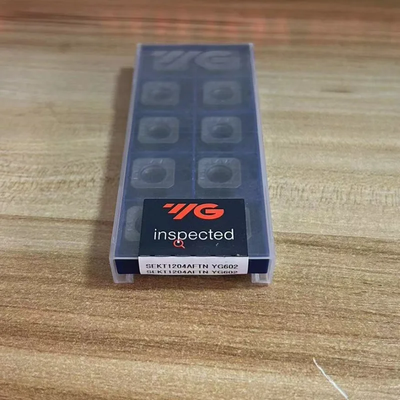 

SEKT1204AFTN YG602 /SEKT12T3AGTN YG602 / SEKR1203AFTN YG602 /SEMT13T3AGSN YG602 CNC Carbide inserts turning blade 10pcs