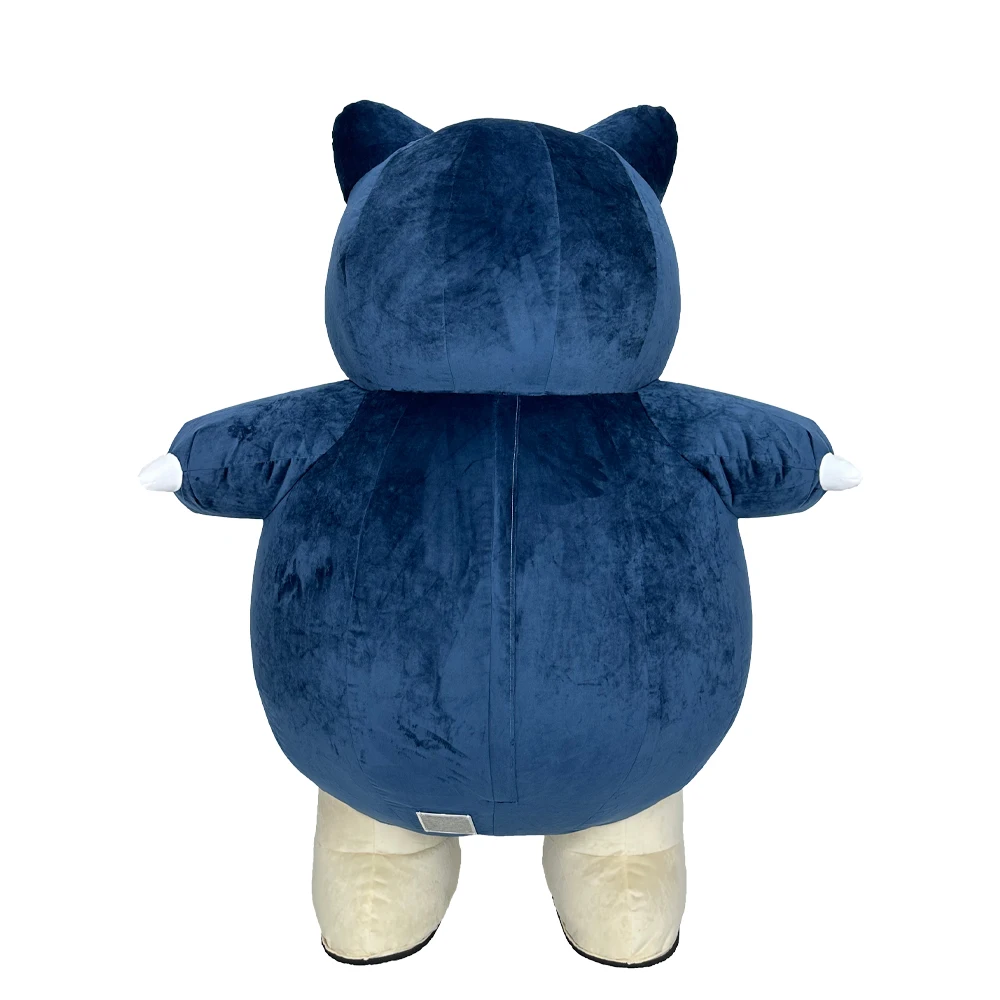 Disney MINISO Cartoon Kirby Beast Inflatable Plush Costume Adult Character Cosplay Party Halloween Performance Funny  No Battery